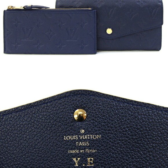 Louis Vuitton Bi-fold Long Wallet Monogram Empreinte Portefeuille Curie's M60... - Picture 3 of 10